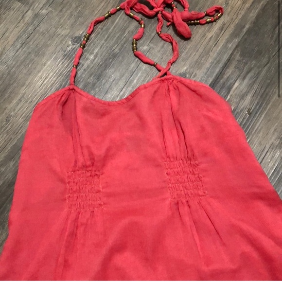 Armani Exchange A/X Coral Halter style top SZ M - Picture 2 of 5